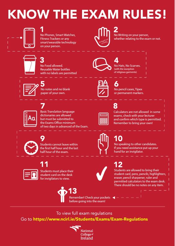 what-are-the-rules-in-the-exam-hall-national-college-of-ireland